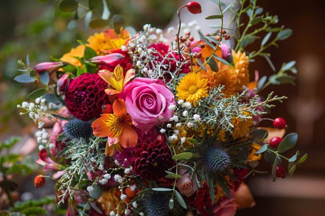Reussir un bouquet de fleurs