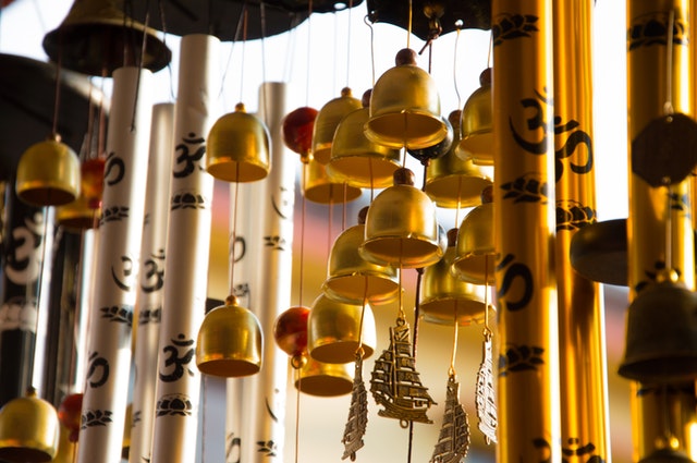 Où accrocher un carillon Feng shui ?