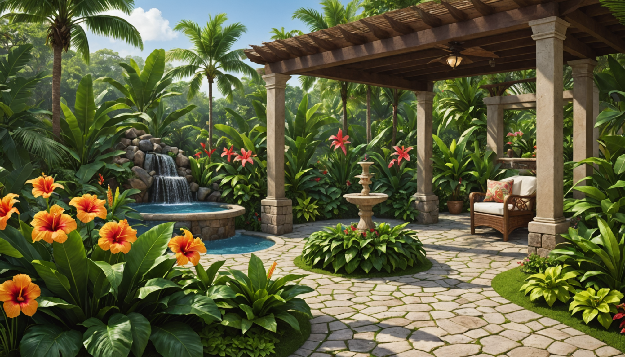 découvrez des idées de jardin inspirées des caraïbes et une sélection de plantes tropicales exotiques pour créer un espace extérieur luxuriant, coloré et dépaysant.