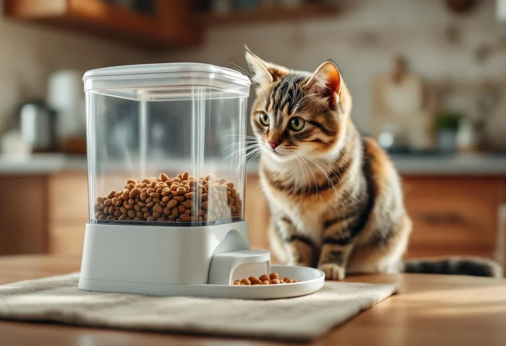 Comment bien choisir son distributeur de croquettes pour chat
