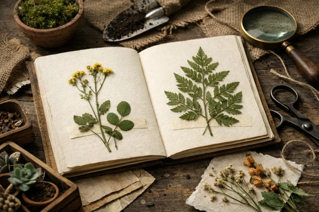 Jardins urbains et herbiers de plantes locales en Espagne