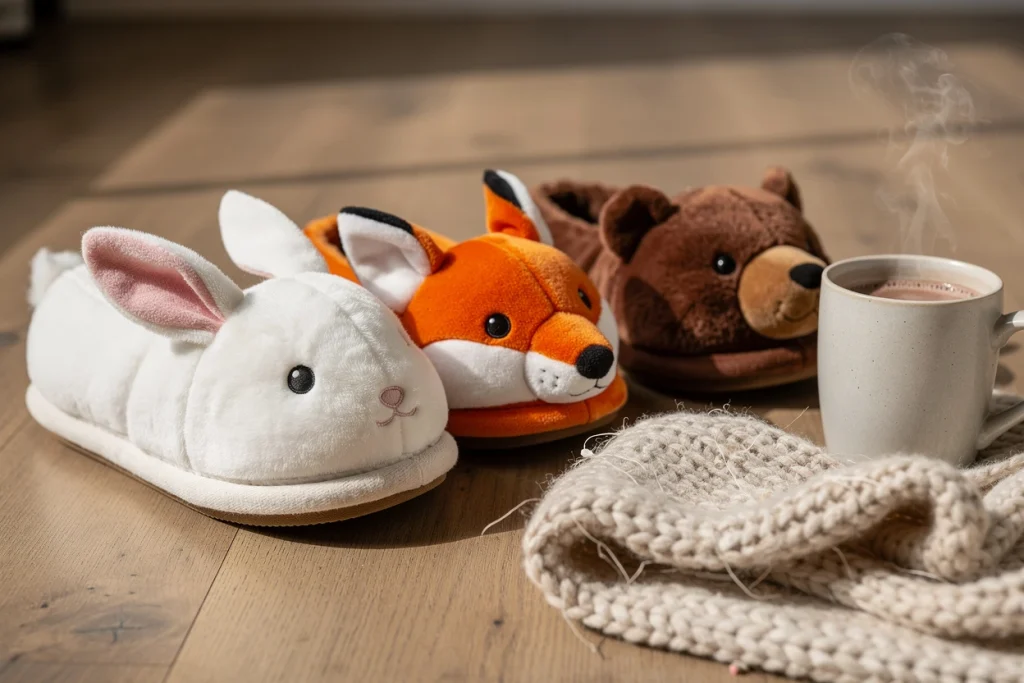 Les chaussons animaux : la tendance cocooning qui fait craquer petits et grands