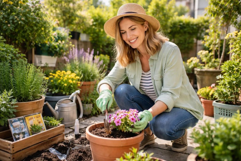 Jardinage facile pour mamans débutantes avec Truffaut et Botanic
