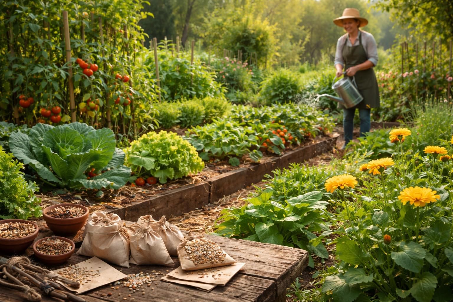 apprenez à jardiner malin en économisant grâce aux semences paysannes et à la permaculture, sans utiliser d'engrais chimiques, pour un potager écologique et durable.