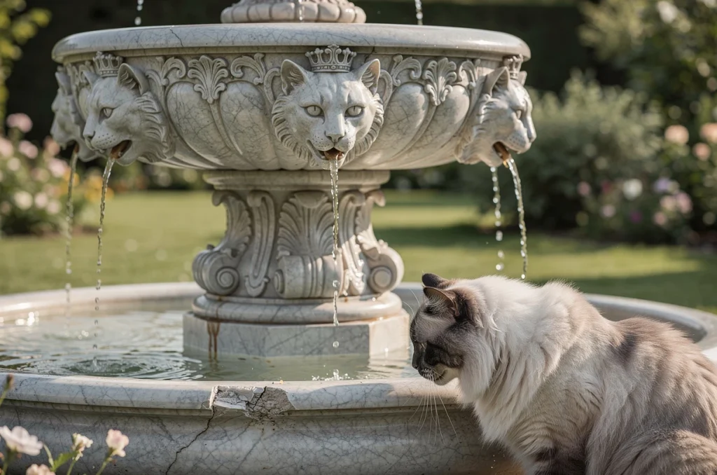 Offrez à votre chat une fontaine digne d’un roi