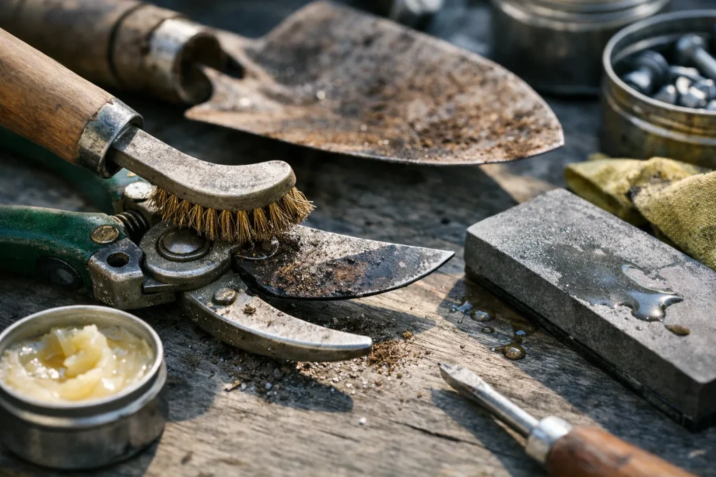 Entretenir ses outils de jardin pour qu&rsquo;ils durent des années