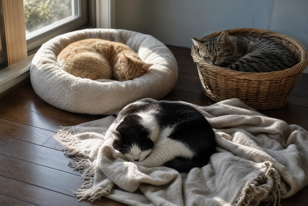 Les différents types de couchages pour chat : lequel convient à votre boule de poils ?